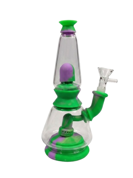 Crystal Dome Hybrid Silicone Bong