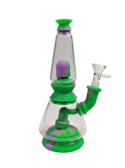Crystal Dome Hybrid Silicone Bong