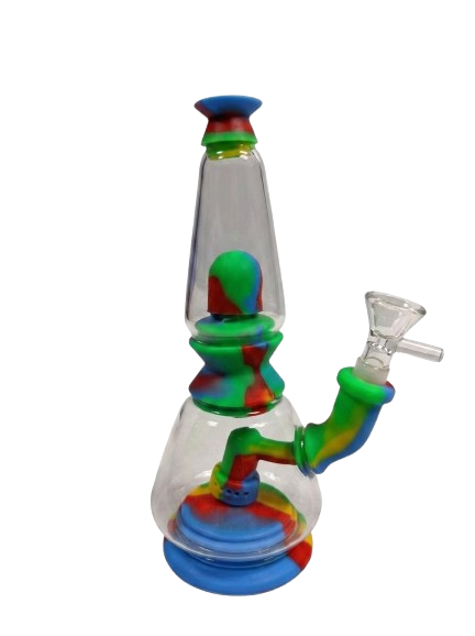 Crystal Dome Hybrid Silicone Bong