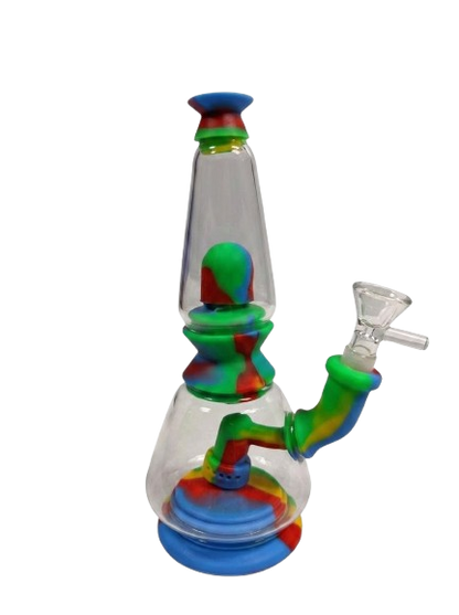 Crystal Dome Hybrid Silicone Bong