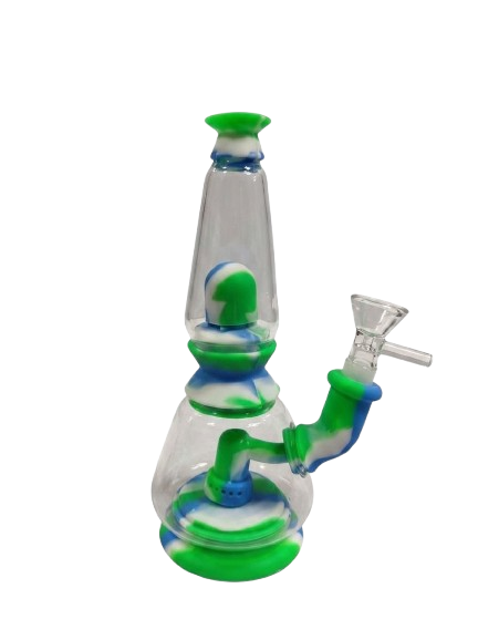 Crystal Dome Hybrid Silicone Bong