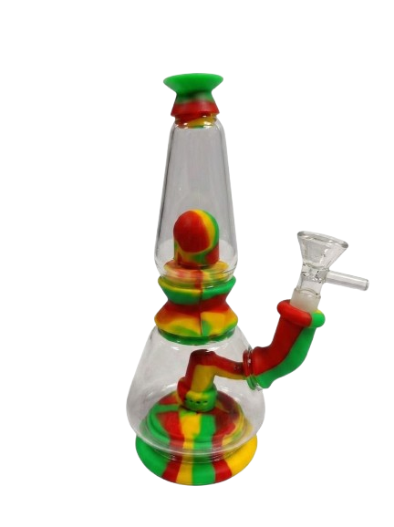 Crystal Dome Hybrid Silicone Bong