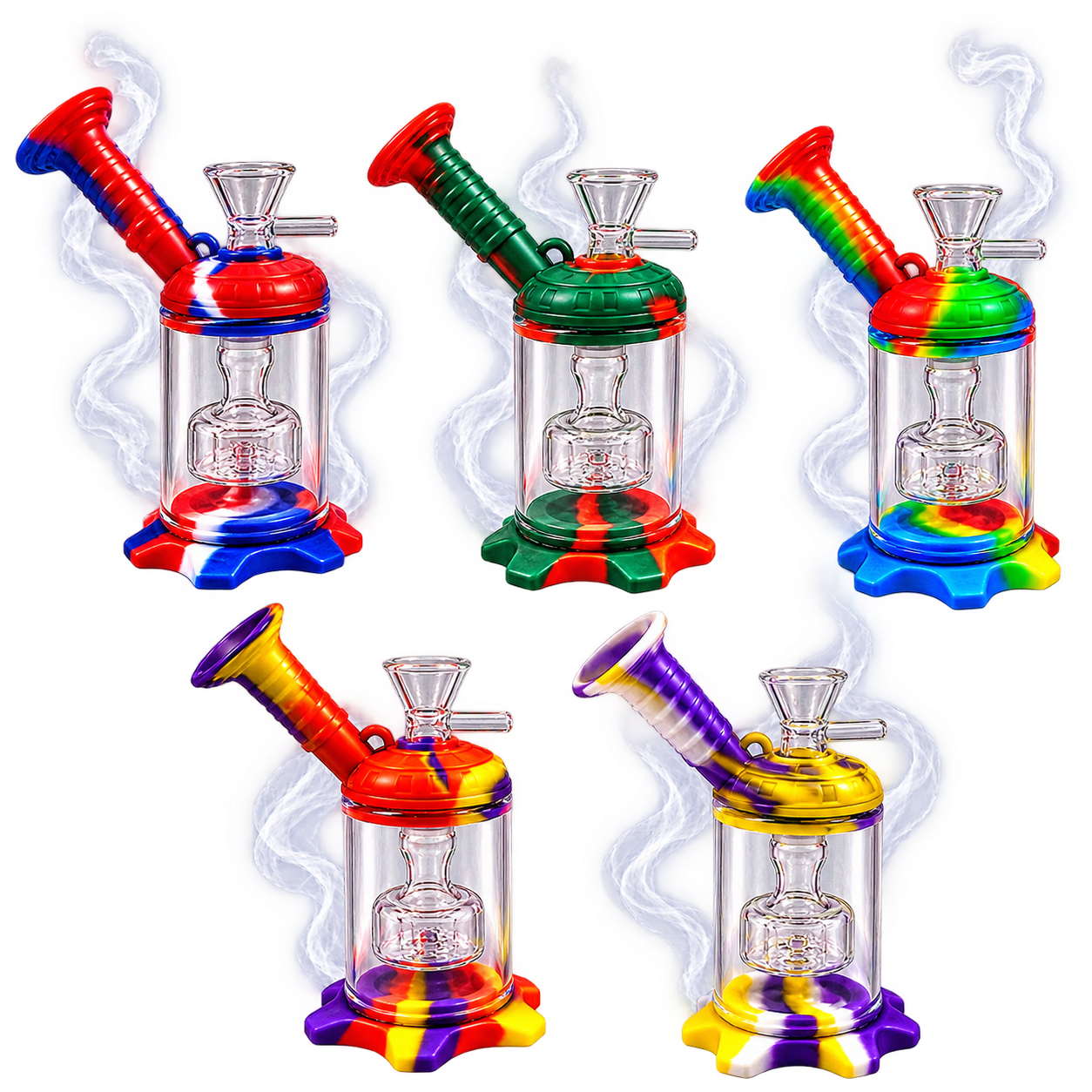 Tie-Dye Titan Hybrid Bong